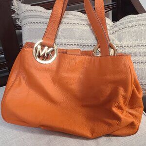 Michael Kors orange bag!